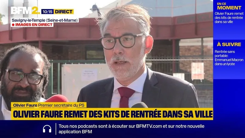 Olivier Faure (PS): "Si le budget final ressemble aux projets de messieurs Retailleau, Attal et Philippe, alors nous censurerons"