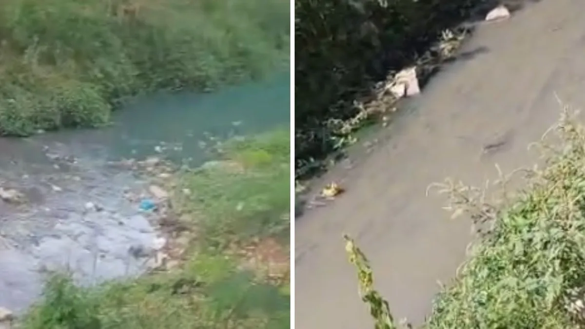 Sumaré investiga denúncia de mudança de cor da água em córrego