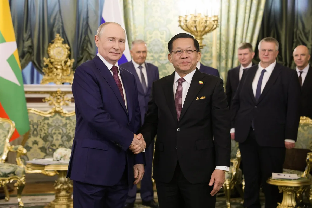 Rusia y Birmania constatan su buena sintonía: "Nuestras buenas relaciones continuarán en el futuro"