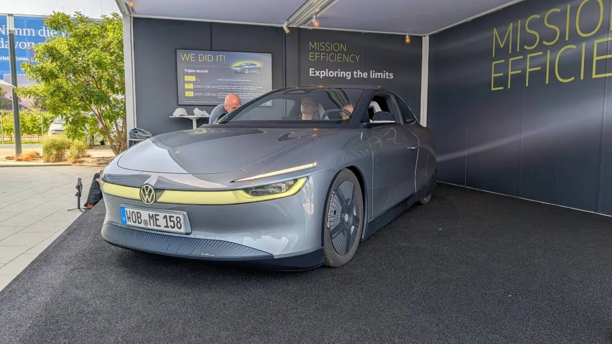 Une conso de seulement 6,89 kWh/100 km : on est monté à bord du concept Volkswagen Mission Efficiency
