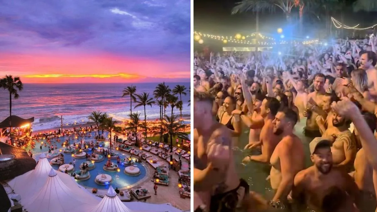 Famous Bali beach club Finns criticised after viral vid of ‘disgusting’ sunset pool party