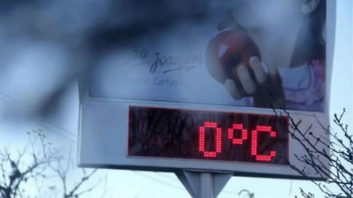 Frio intenso já tem data para derrubar temperaturas em SC, com chance de geada e mínimas de até 0°C; veja quando e regiões
