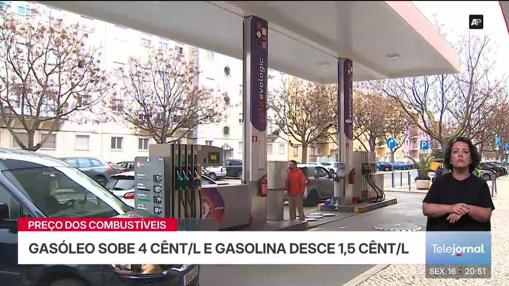 Gasóleo sobe quatro cêntimos por litro na próxima semana