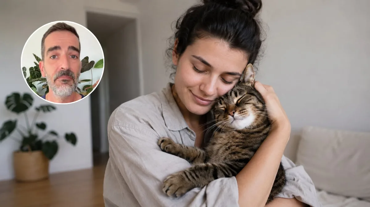 Pablo Olmedo, veterinario: “Los gatos no son fríos, demuestran su amor de otra manera; pero si te eligen, su vínculo es muy real”