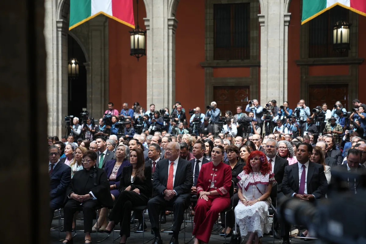 Segundo Informe de Claudia Sheinbaum: ¿Quiénes estuvieron en primera fila en Palacio Nacional?