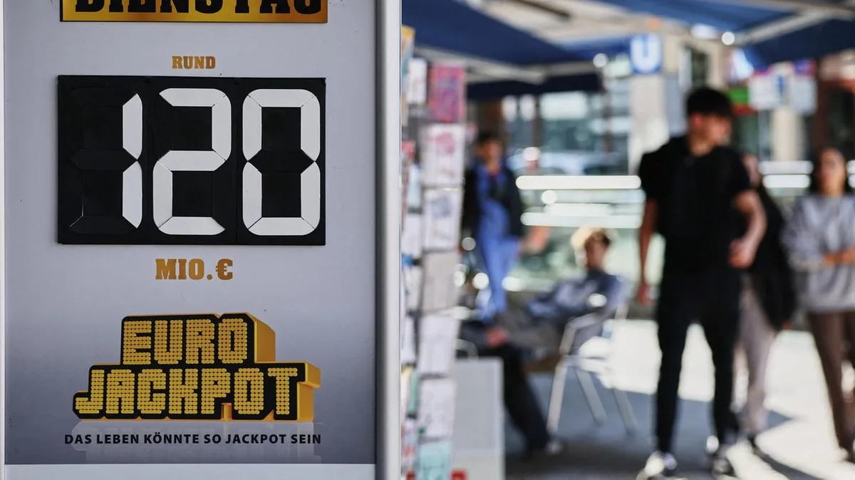 Eurojackpot: Deutscher Lottospieler knackt 120-Millionen-Euro-Jackpot