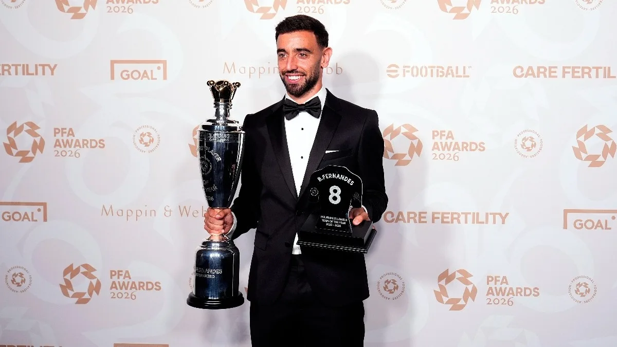 Bruno Fernandes only 2nd Portuguese after Ronaldo to win PFA Player of the Year