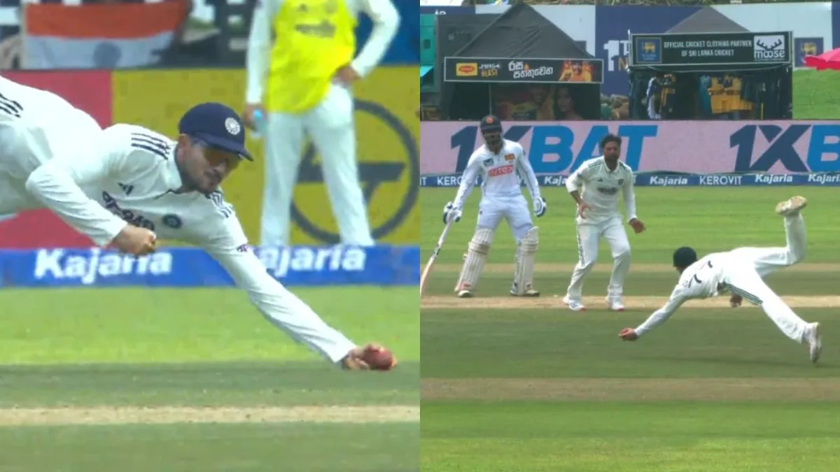 This Shubman Gill Catch In 1st India vs Sri Lanka Test Needs To Be Seen To Be Believed. Video
