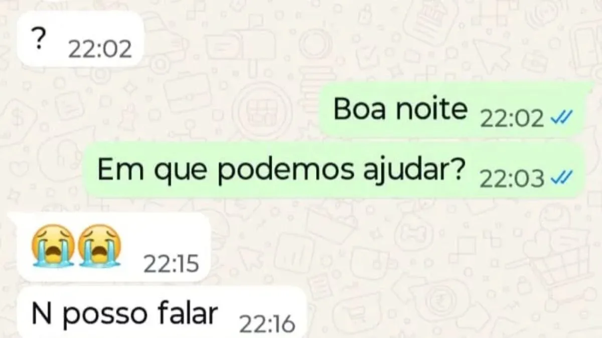 ‘Não posso falar’: Criança envia emoji de choro para pedir socorro e homem é preso por ameaçar mãe