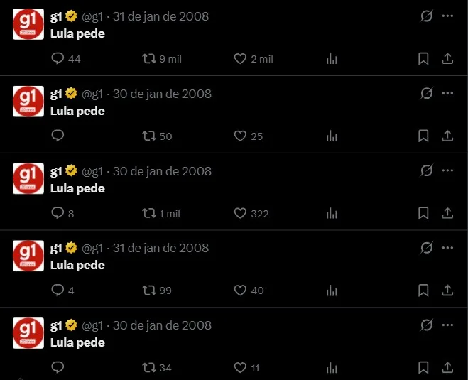 'Morre a inesquecível': por que alguns posts do g1 no antigo Twitter ficaram incompletos? Descubra em VÍDEO