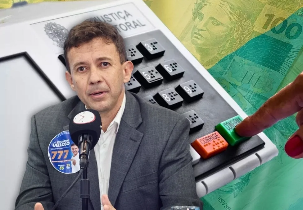“Não sou muito a favor”, diz Eduardo Velloso ao criticar fundo partidário