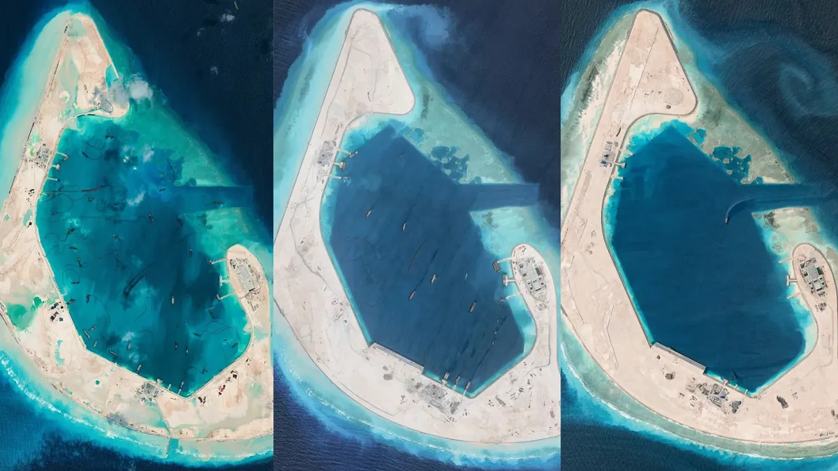 Imagens de satélite revelam base chinesa que Xi Jinping disse que nunca existiria