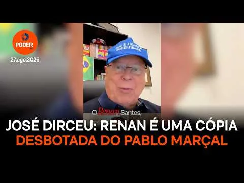 Renan é uma cópia desbotada do Pablo Marçal, diz José Dirceu