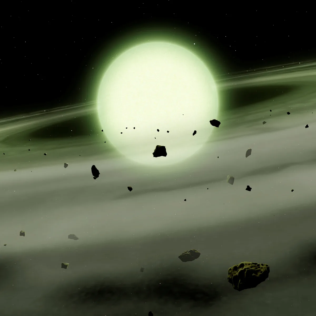 Astrônomos descobrem primeira estrela verde já identificada