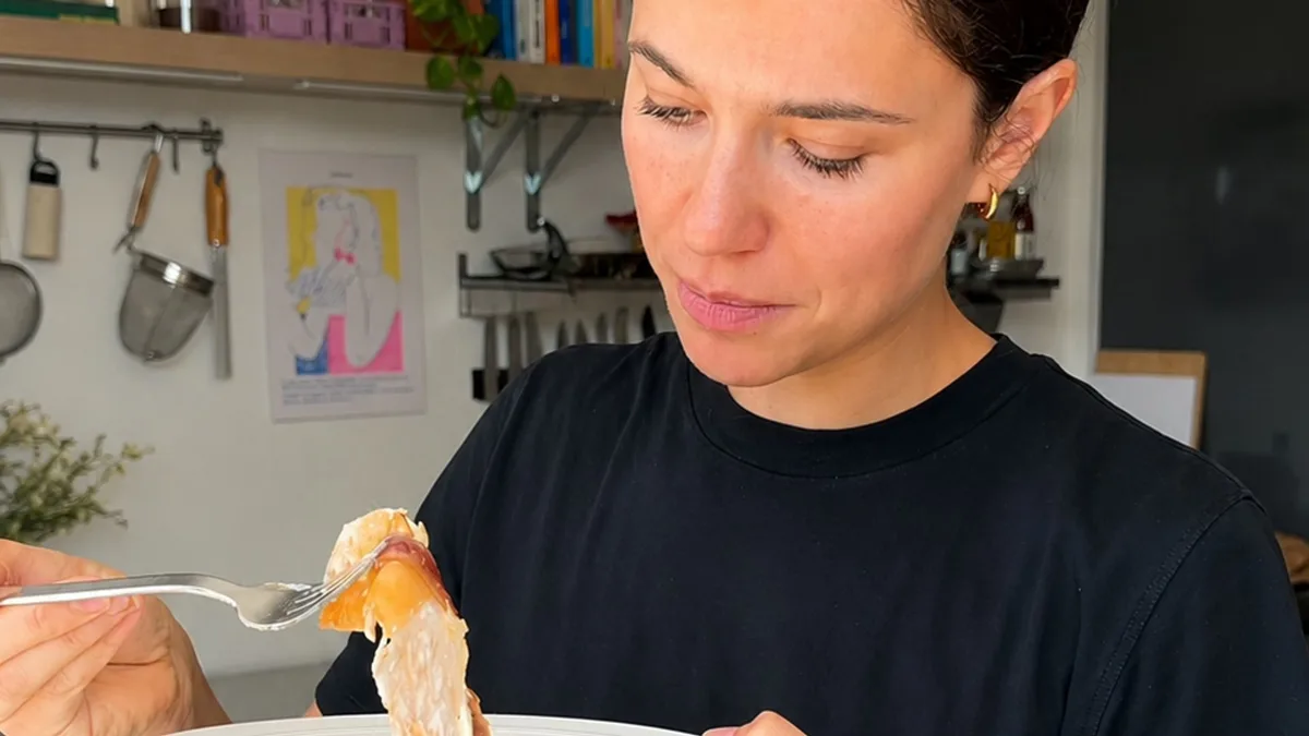 Burrata, melón y anchoas de Vero Gómez: "Es un recetón, que funciona perfectamente por la combinación de sabores"