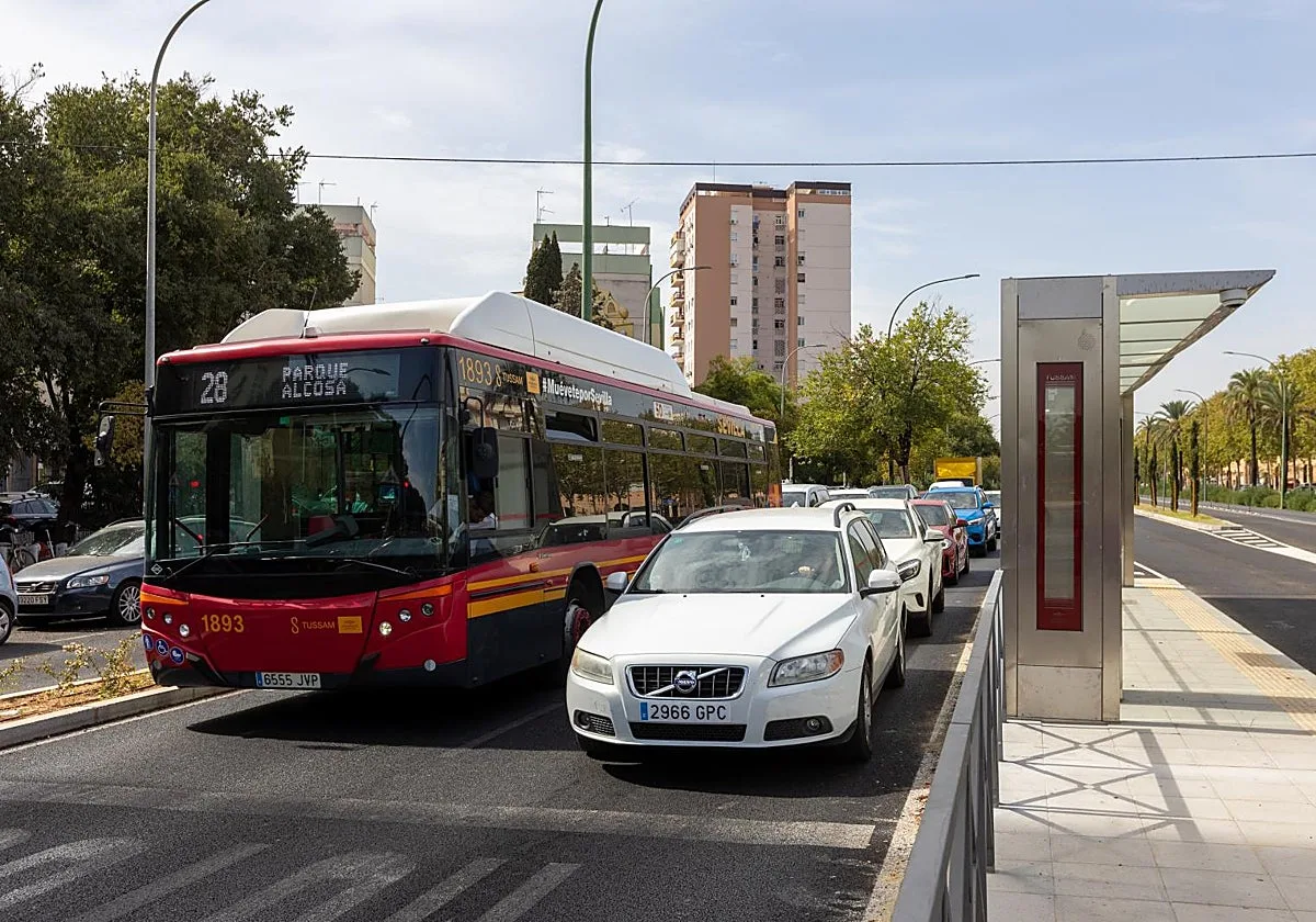 Tussam recupera tres de sus paradas
