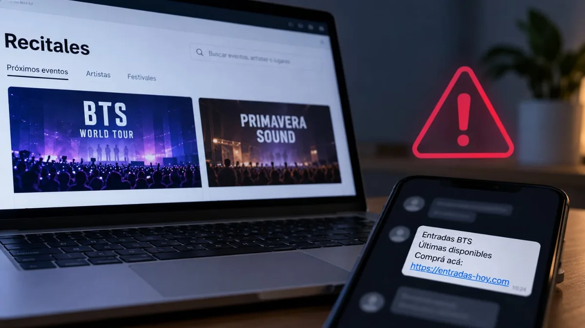 Advierten por estafas con entradas para recitales: cómo operan los delincuentes y qué tener en cuenta