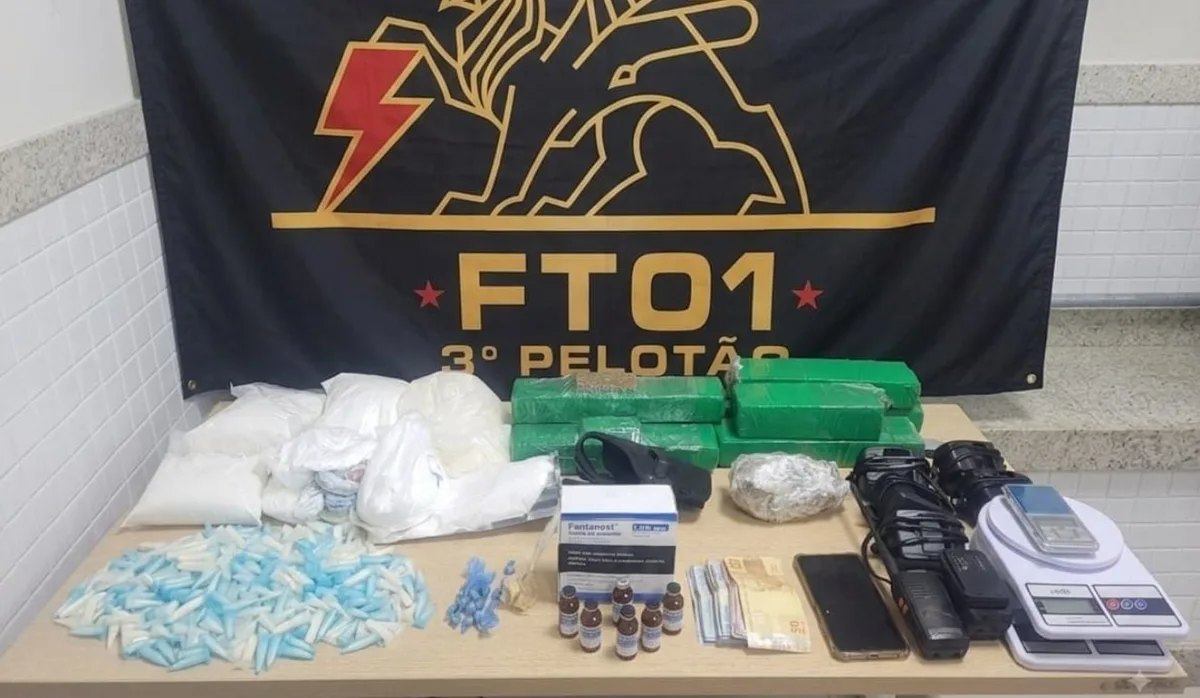 Suspeito de gerenciar tráfico é detido com fentanil, cocaína e crack em Vitória