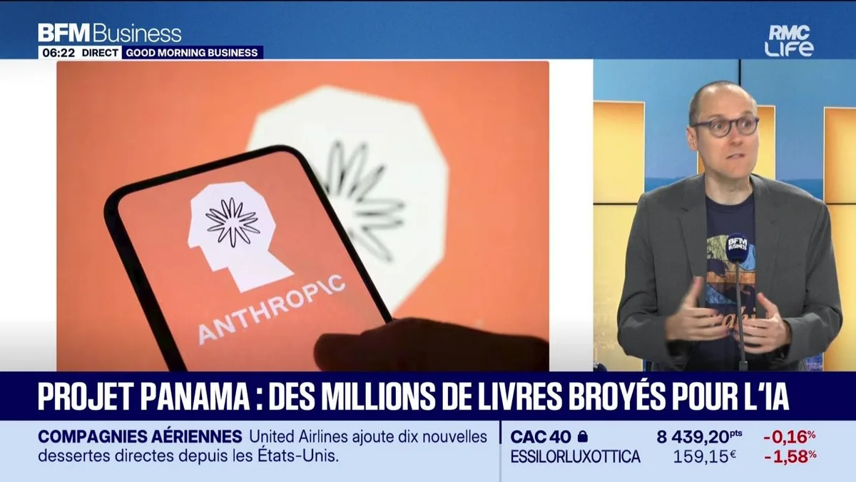 Culture IA : Projet Panama, des millions de livres broyés pour l'IA, par Anthony Morel - 26/08