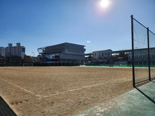 마포구, 망원유수지 대축구장에 인조잔디 설치