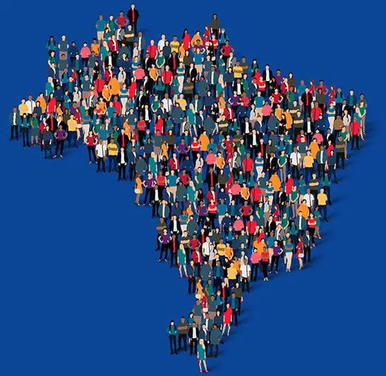 Brasil chega a 214,2 milhões de habitantes em 2026, aponta IBGE