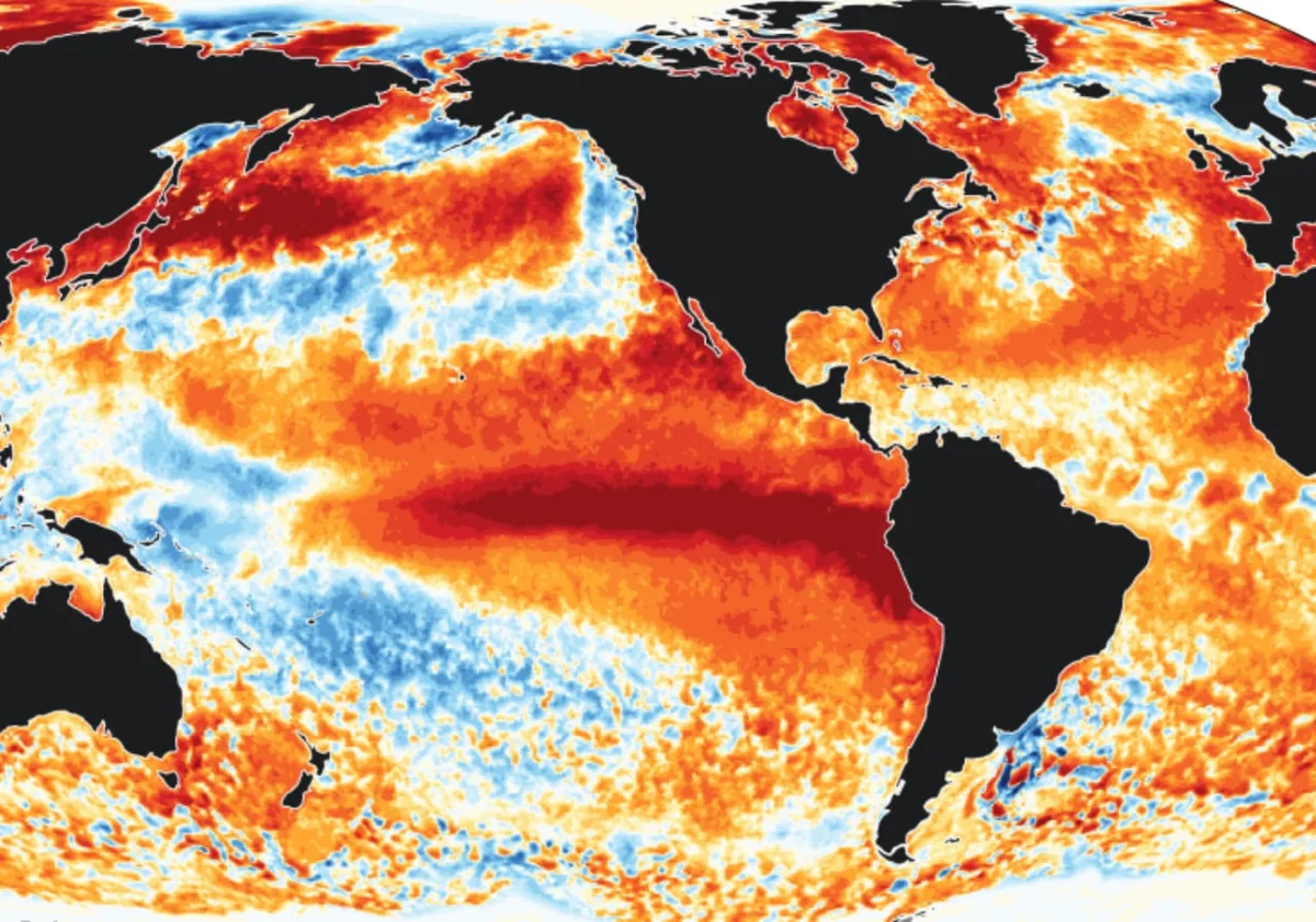 “Súper Niño”: la temperatura del mar alcanzó el nivel más alto en al menos 47 años, advierten desde Europa