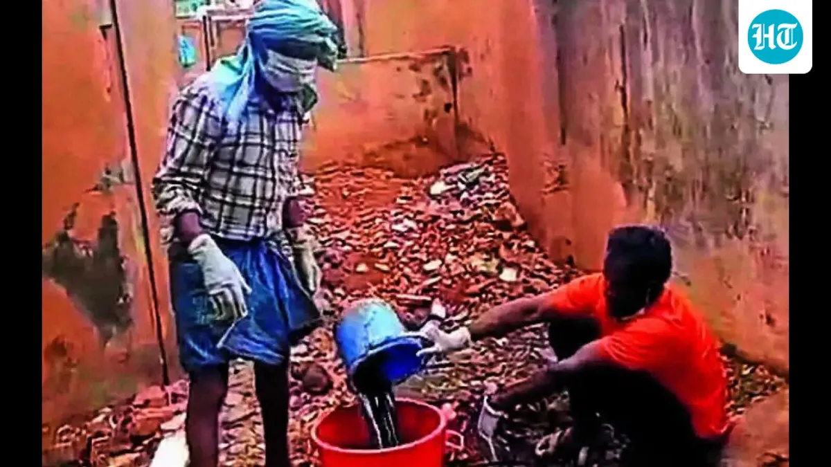 Patients forced to clean hospital sewage, 2 booked