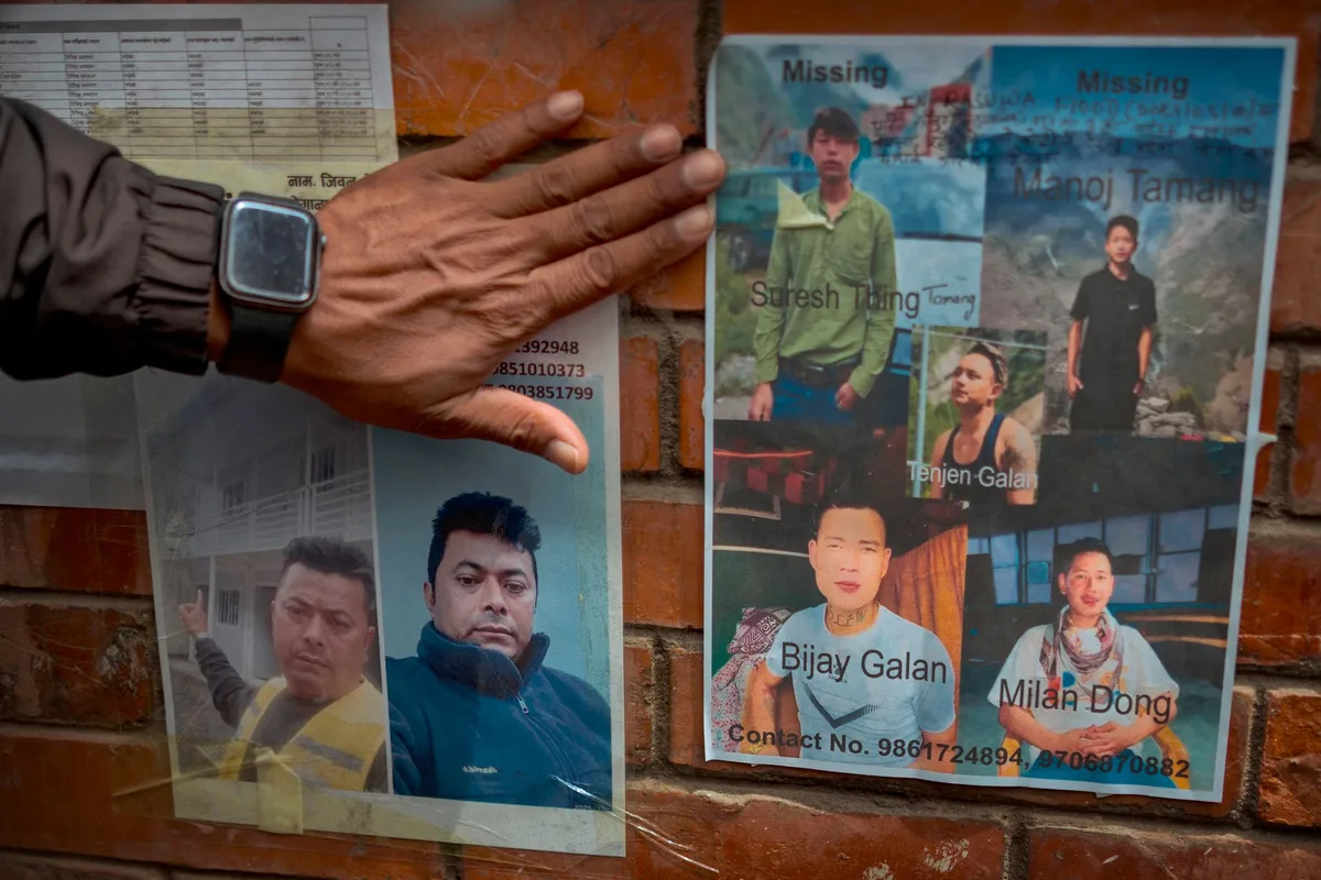 Crues au Népal et au Tibet : le bilan grimpe à 633 morts, un lac formé par la crue menace de rompre