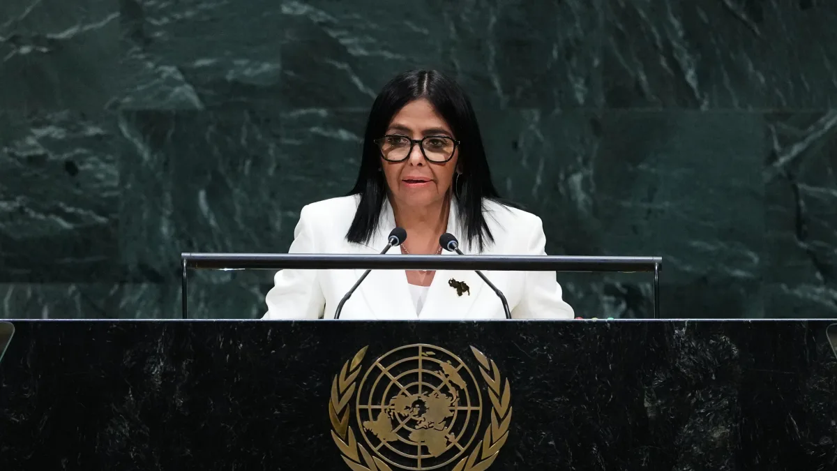 Delcy Rodríguez: Venezuelas Präsidentin Rodríguez stellt Wahlen in Aussicht