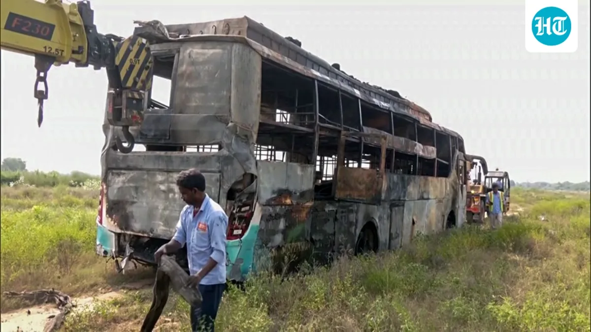 Greater Noida bus that caught fire had 9 challans in Delhi for overspeeding, improper parking