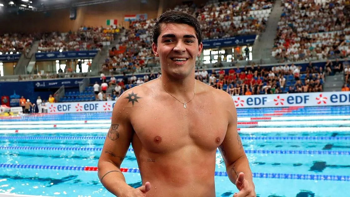 Diogo Ribeiro melhorou o seu recorde nacional dos 50 metros livres na final dos Europeus