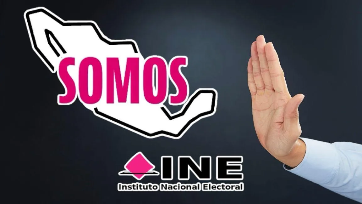 INE rechaza emblema de SOMOS y da 48 horas para presentar una nueva propuesta