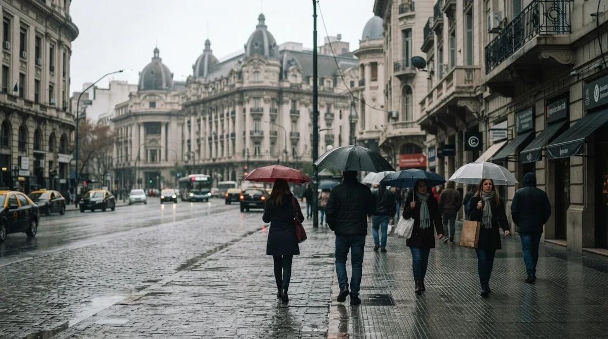 Clima en Ciudad Autónoma de Buenos Aires hoy sábado 12 de septiembre: lluvia ligera y frío