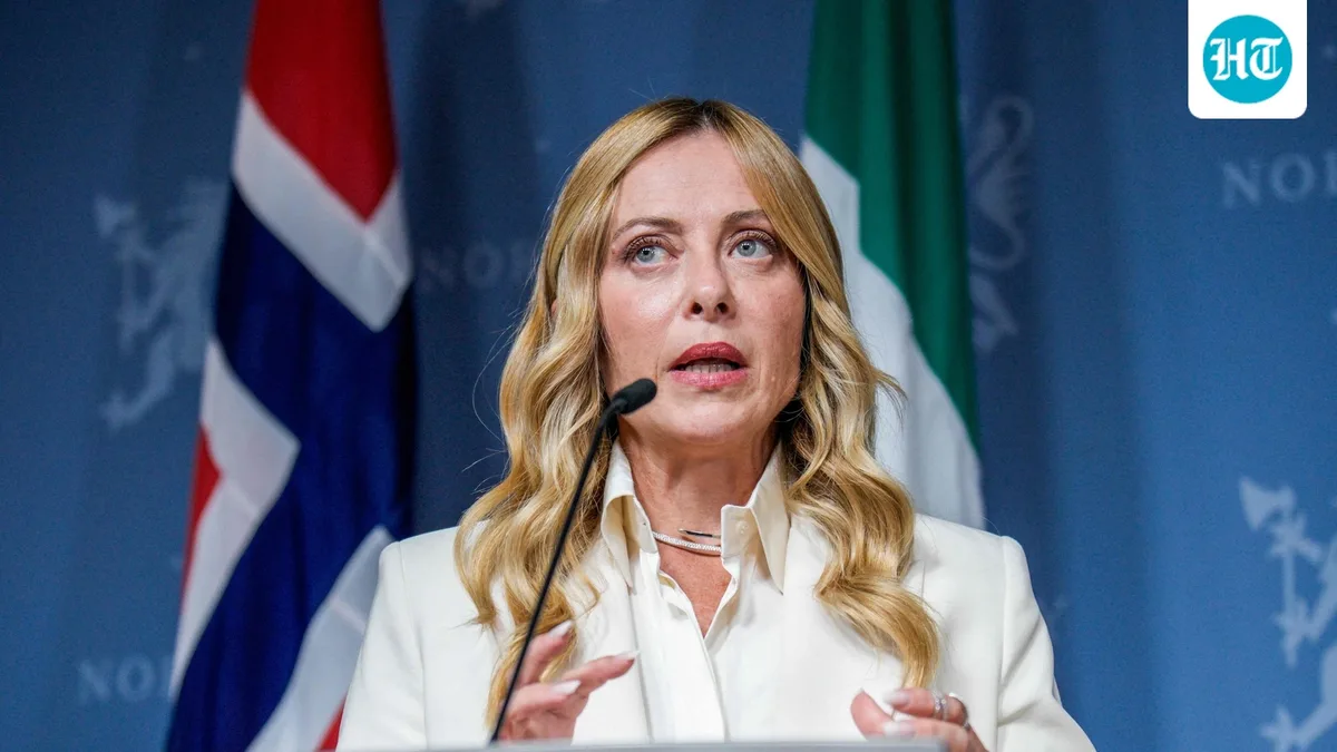 Italy's Meloni announces plan to ban burqa, niqab in schools; cap on foreign students