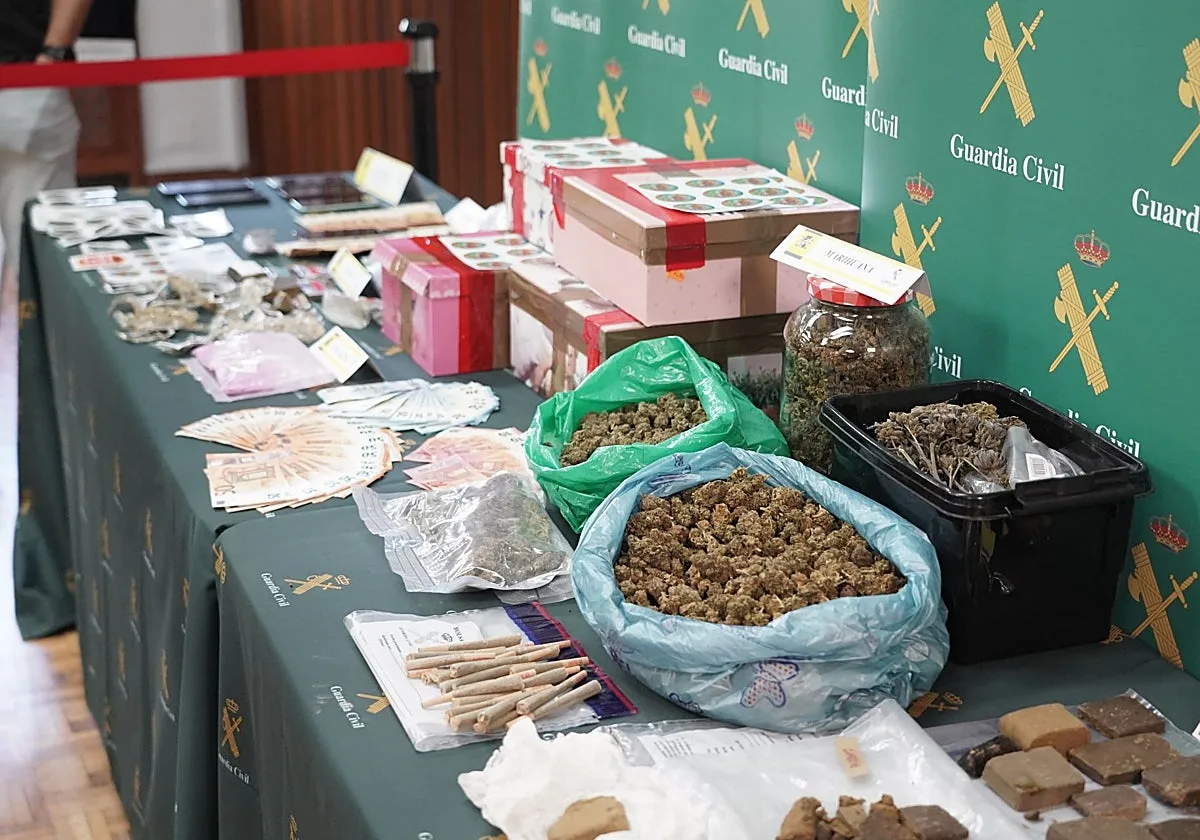 La incautación de hachís superó la tonelada en Castilla y León en 2025 y sube el decomiso de coca y heroína