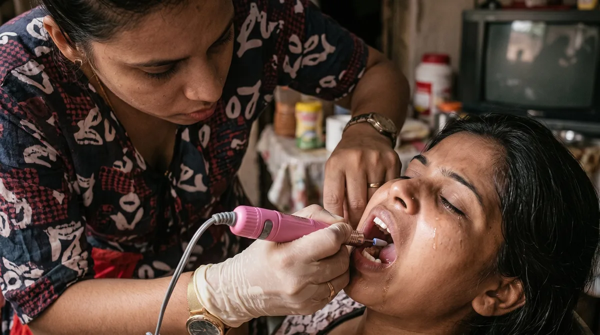 Familia recurre a máquina de uñas para atender urgencia odontológica de una menor en Cuba por falta de insumos en la isla
