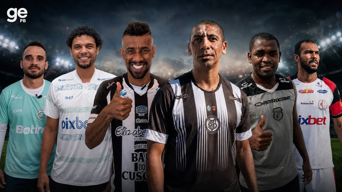 Léo Moura, Richarlyson e Acosta: relembre passagens de medalhões pelo futebol paraibano