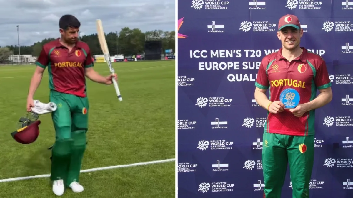 Ex-Australia star hits maiden T20I century after switching allegiance to Portugal
