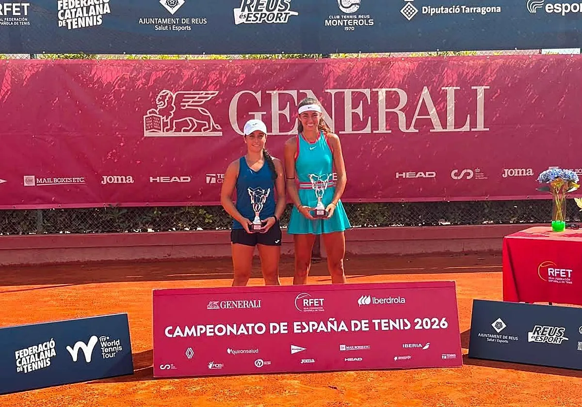 La jerezana Ainara Fernández, campeona de España Junior de dobles junto a Olivia Poinsot