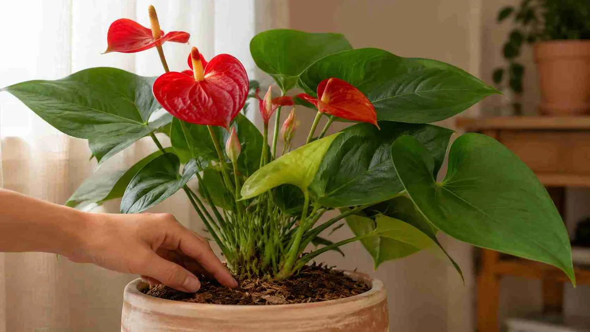 5 mudanças simples que transformam completamente o desenvolvimento do antúrio e explicam por que algumas plantas florescem muito mais que outras