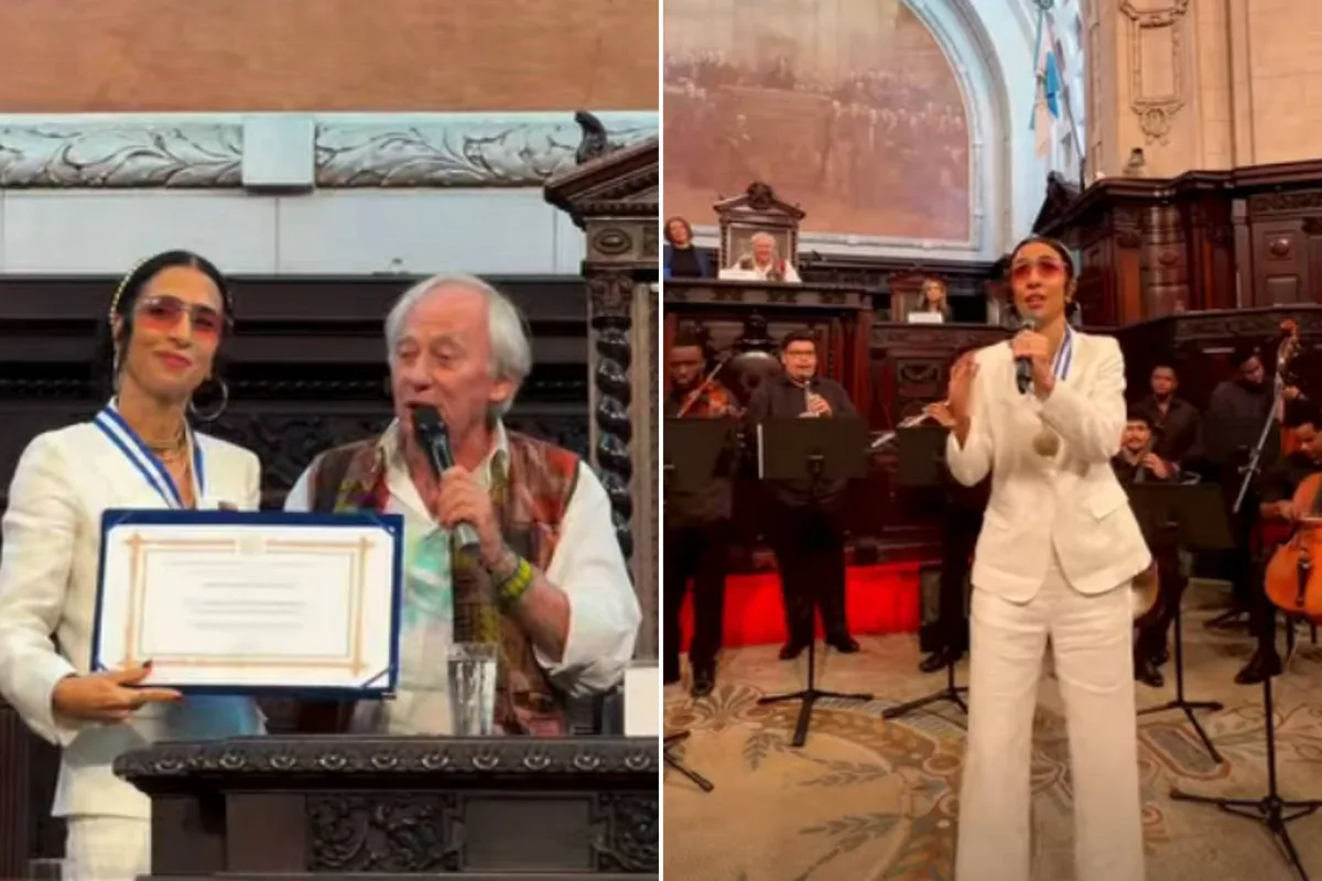 Marisa Monte recebe maior honraria do Rio e canta 'Vilarejo' em cerimônia na Alerj