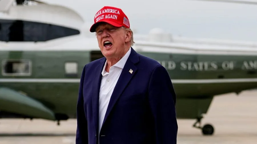 Trump: Vandals to blame for damaged grass at July 4 celebration site