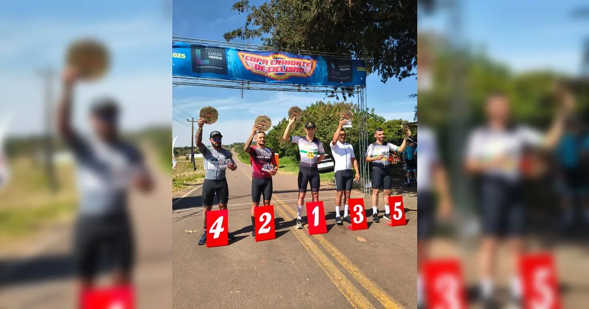Ciclista de Apucarana conquista título na categoria Estreantes da Copa Cianorte