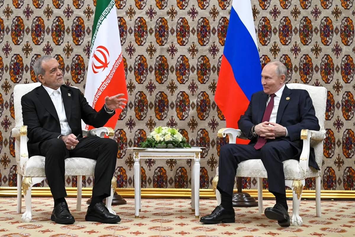 Putin se reunirá con Pezeshkian el próximo martes en Kirguistán