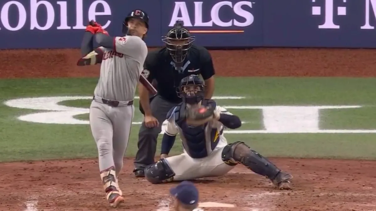 Guardians’ Bailey launches solo shot against Rays in seventh inning