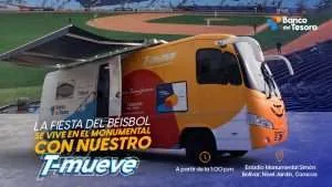 Banco del Tesoro acompaña a la fanaticada en el Estadio Monumental durante la temporada de béisbol⚾