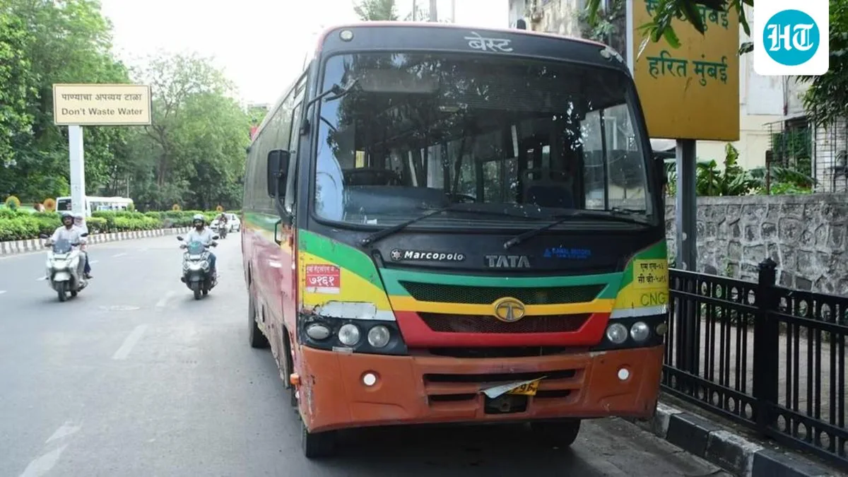 Wet-lease BEST bus catches fire in Chembur, no one injured