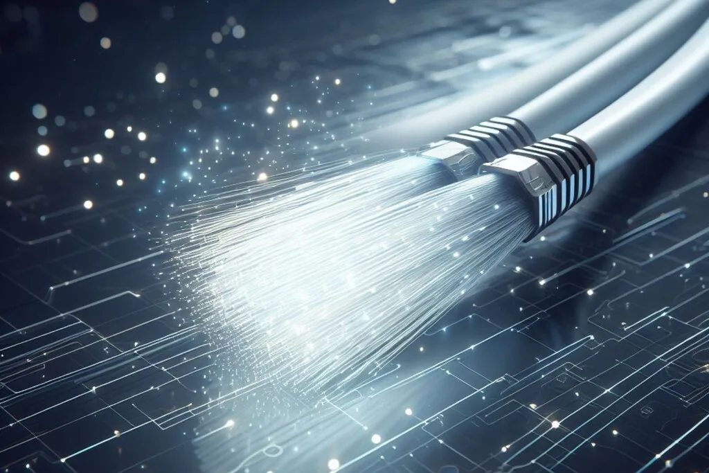 Alguien creó una fibra óptica hueca con 1,000 veces más potencia y lleva la señal a 33 km sin repetidores