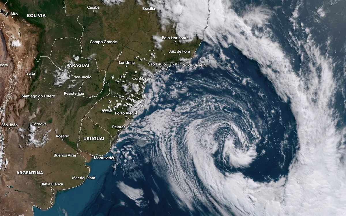 Ciclone provoca vendaval, granizo e geada; veja regiões que serão atingidas