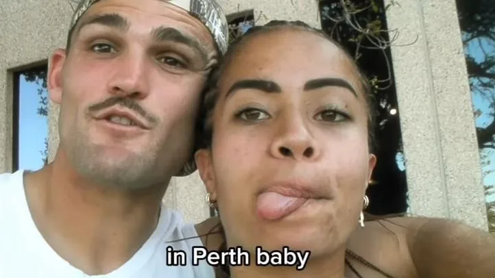 Matildas striker Mary Fowler shares intimate Perth travel vlog throwback with NRL star boyfriend Nathan Cleary